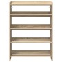 Mueble zapatero madera contrachapada roble sonoma 60x25x81 cm de , Zapateros y organizadores de calzado - Ref: Foro24-859880,...