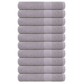 Toallas de sauna 10 uds 100% algodón gris 80x200 cm 360 gsm by , Towels - Ref: Foro24-136841, Price: 113,87 €, Discount: %
