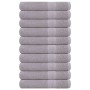 Toallas de sauna 10 uds 100% algodón gris 80x200 cm 360 gsm by , Towels - Ref: Foro24-136841, Price: 113,87 €, Discount: %