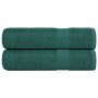 Toallas de baño 2 uds verde 100x150 cm 360 gsm 100% algodón von , Handtücher - Ref: Foro24-136860, Preis: 28,29 €, Rabatt: %