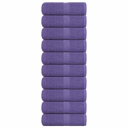 Toallas de jabón 10 uds púrpura 30x30 cm 360 gsm 100% algodón by , Towels - Ref: Foro24-136874, Price: 19,70 €, Discount: %