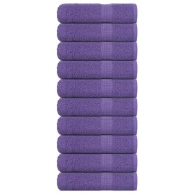 Toallas de invitados 10uds 100% algodón púrpura 70x140cm 360gsm by , Towels - Ref: Foro24-136883, Price: 82,06 €, Discount: %
