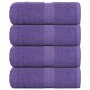 Toallas invitados 4 uds 100% algodón púrpura 30x50 cm 360 gsm by , Towels - Ref: Foro24-136876, Price: 15,25 €, Discount: %