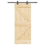 Puerta corredera con herrajes madera maciza de pino 85x210 cm von , Türen - Ref: Foro24-3332629, Preis: 185,92 €, Rabatt: %