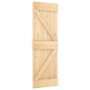 Puerta corredera con herrajes madera maciza de pino 70x210 cm von , Türen - Ref: Foro24-3332634, Preis: 192,97 €, Rabatt: %