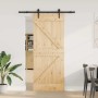 Puerta corredera con herrajes madera maciza de pino 85x210 cm von , Türen - Ref: Foro24-3332641, Preis: 192,54 €, Rabatt: %