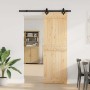 Puerta corredera con herrajes madera maciza de pino 70x210 cm von , Türen - Ref: Foro24-3332676, Preis: 161,43 €, Rabatt: %