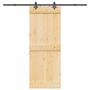 Puerta corredera con herrajes madera maciza de pino 80x210 cm von , Türen - Ref: Foro24-3332683, Preis: 186,38 €, Rabatt: %
