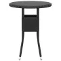Juego de comedor de jardín 3 piezas ratán sintético negro de vidaXL, Conjuntos de jardín - Ref: Foro24-3058458, Precio: 180,3...