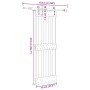 Puerta corredera con herrajes madera maciza de pino 70x210 cm von , Türen - Ref: Foro24-3332688, Preis: 162,19 €, Rabatt: %