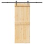 Puerta corredera con herrajes madera maciza de pino 80x210 cm von , Türen - Ref: Foro24-3332695, Preis: 168,89 €, Rabatt: %