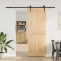 Puerta corredera con herrajes madera maciza de pino 80x210 cm von , Türen - Ref: Foro24-3332695, Preis: 168,89 €, Rabatt: %
