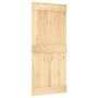 Puerta corredera con herrajes madera maciza de pino 90x210 cm de , Puertas - Ref: Foro24-3332697, Precio: 187,31 €, Descuento: %