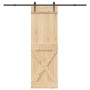 Puerta corredera con herrajes madera maciza de pino 70x210 cm von , Türen - Ref: Foro24-3332790, Preis: 170,27 €, Rabatt: %