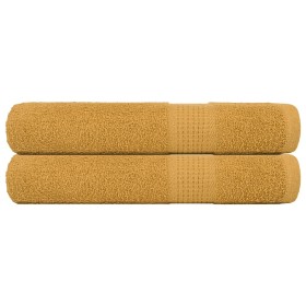 Toallas de sauna 2 uds 100% algodón oro 80x200 cm 360 gsm von , Handtücher - Ref: Foro24-136815, Preis: 29,35 €, Rabatt: %