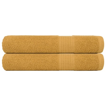 Toallas de sauna 2 uds 100% algodón oro 80x200 cm 360 gsm by , Towels - Ref: Foro24-136815, Price: 29,35 €, Discount: %