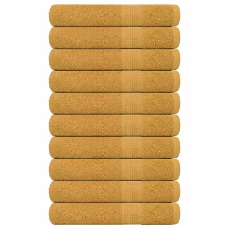 Toallas 10 uds oro 100x200 cm 360 gsm 100% algodón von , Handtücher - Ref: Foro24-136820, Preis: 144,58 €, Rabatt: %