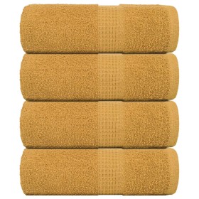 Toallas 4 uds 100% algodón oro 30x30 cm 360 gsm von , Handtücher - Ref: Foro24-136801, Preis: 14,28 €, Rabatt: %