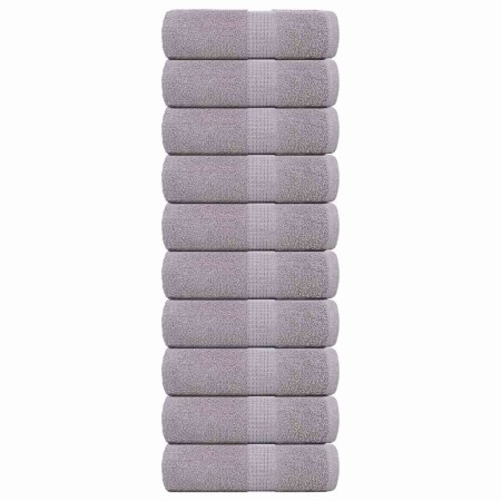 Toallas invitados 10 uds 100% algodón gris 30x50 cm 360 gsm by , Towels - Ref: Foro24-136829, Price: 28,88 €, Discount: %