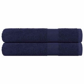 Toallas de sauna 2uds 100% algodón azul marino 80x200cm 360 gsm von , Handtücher - Ref: Foro24-136791, Preis: 36,37 €, Rabatt: %