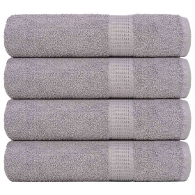 Toallas de ducha 4 uds 100% algodón gris 70x140 cm 360 gsm by , Towels - Ref: Foro24-136834, Price: 42,33 €, Discount: %