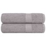 Toallas de baño 2 uds gris 100x150 cm 360 gsm 100% algodón von , Handtücher - Ref: Foro24-136836, Preis: 28,14 €, Rabatt: %