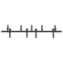 Kit de herrajes para puertas correderas acero negro 183 cm by , Door items - Ref: Foro24-3295721, Price: 120,12 €, Discount: %