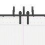 Kit de herrajes para puertas correderas acero negro 183 cm by , Door items - Ref: Foro24-3295721, Price: 120,12 €, Discount: %