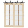 Kit de herrajes para puertas correderas acero negro 183 cm von , Türartikel - Ref: Foro24-3295737, Preis: 101,99 €, Rabatt: %