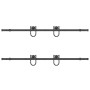 Kit de herrajes para puertas correderas acero negro 183 cm von , Türartikel - Ref: Foro24-3295737, Preis: 101,99 €, Rabatt: %