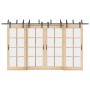 Kit de herrajes para puertas correderas acero negro 400 cm von , Türartikel - Ref: Foro24-3295742, Preis: 256,46 €, Rabatt: %