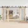 Kit de herrajes para puertas correderas acero negro 400 cm von , Türartikel - Ref: Foro24-3295742, Preis: 256,46 €, Rabatt: %