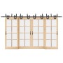 Kit de herrajes para puertas correderas acero negro 400 cm von , Türartikel - Ref: Foro24-3295754, Preis: 243,09 €, Rabatt: %