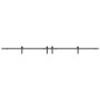 Kit de herrajes para puertas correderas acero negro 366 cm von , Türartikel - Ref: Foro24-3295777, Preis: 105,10 €, Rabatt: %