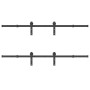 Kit de herrajes para puertas correderas acero negro 366 cm von , Türartikel - Ref: Foro24-3295777, Preis: 105,10 €, Rabatt: %