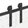 Kit de herrajes para puertas correderas acero negro 366 cm von , Türartikel - Ref: Foro24-3295777, Preis: 105,10 €, Rabatt: %