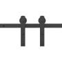 Kit de herrajes para puertas correderas acero negro 366 cm von , Türartikel - Ref: Foro24-3295777, Preis: 105,10 €, Rabatt: %