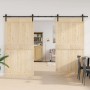 Kit de herrajes para puertas correderas acero negro 305 cm von , Türartikel - Ref: Foro24-3295775, Preis: 130,41 €, Rabatt: %