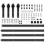 Kit de herrajes para puertas correderas acero negro 305 cm von , Türartikel - Ref: Foro24-3295775, Preis: 130,41 €, Rabatt: %