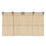 Kit de herrajes para puertas correderas acero negro 400 cm von , Türartikel - Ref: Foro24-3295796, Preis: 195,19 €, Rabatt: %