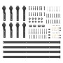 Kit de herrajes para puertas correderas acero negro 400 cm von , Türartikel - Ref: Foro24-3295796, Preis: 195,19 €, Rabatt: %