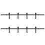 Kit de herrajes para puertas correderas acero negro 400 cm von , Türartikel - Ref: Foro24-3295796, Preis: 195,19 €, Rabatt: %