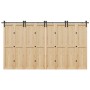 Kit de herrajes para puertas correderas acero negro 400 cm von , Türartikel - Ref: Foro24-3295804, Preis: 230,95 €, Rabatt: %