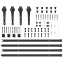 Kit de herrajes para puertas correderas acero negro 427 cm von , Türartikel - Ref: Foro24-3295782, Preis: 114,97 €, Rabatt: %