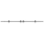 Kit de herrajes para puertas correderas acero negro 400 cm by , Door items - Ref: Foro24-3295794, Price: 82,39 €, Discount: %