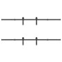 Kit de herrajes para puertas correderas acero negro 427 cm von , Türartikel - Ref: Foro24-3295780, Preis: 142,65 €, Rabatt: %