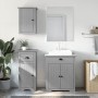 Juego de muebles de baño BODO 3 pzas madera maciza pino gris by , Bathroom furniture - Ref: Foro24-3307649, Price: 236,83 €, ...