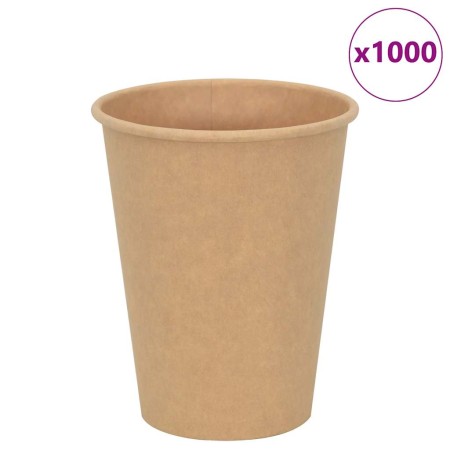 Tazas de café de papel 1000 uds 12oz 300ml marrón von , Einwegbecher - Ref: Foro24-4102796, Preis: 101,31 €, Rabatt: %