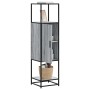 Aparador alto madera ingeniería metal gris sonoma 35,5x35x13 cm by , Sideboards - Ref: Foro24-849037, Price: 79,00 €, Discoun...