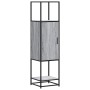 Aparador alto madera ingeniería metal gris sonoma 35,5x35x13 cm by , Sideboards - Ref: Foro24-849037, Price: 79,00 €, Discoun...